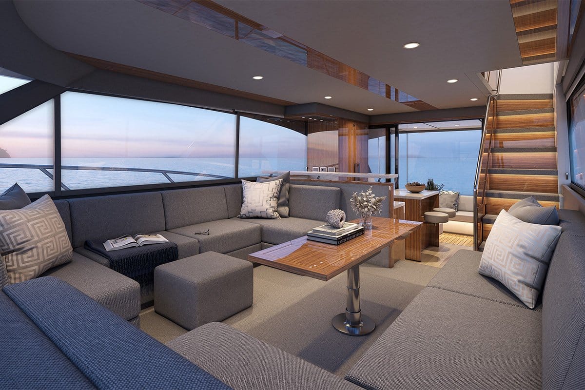 Maritimo M55 luxury flybridge motoryacht