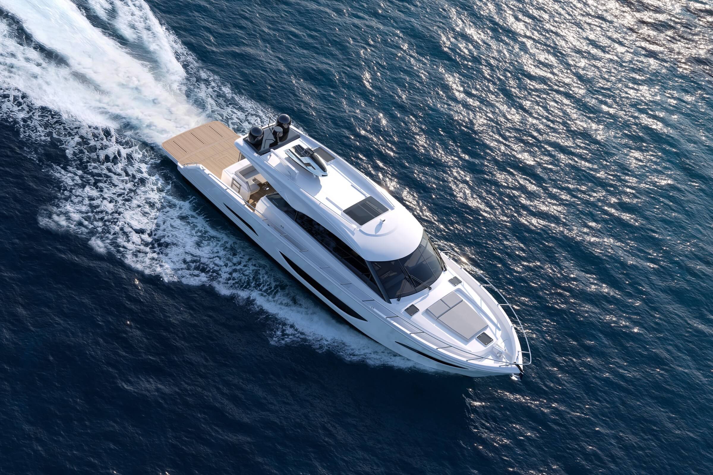 Maritimo S60 flybridge motor yacht