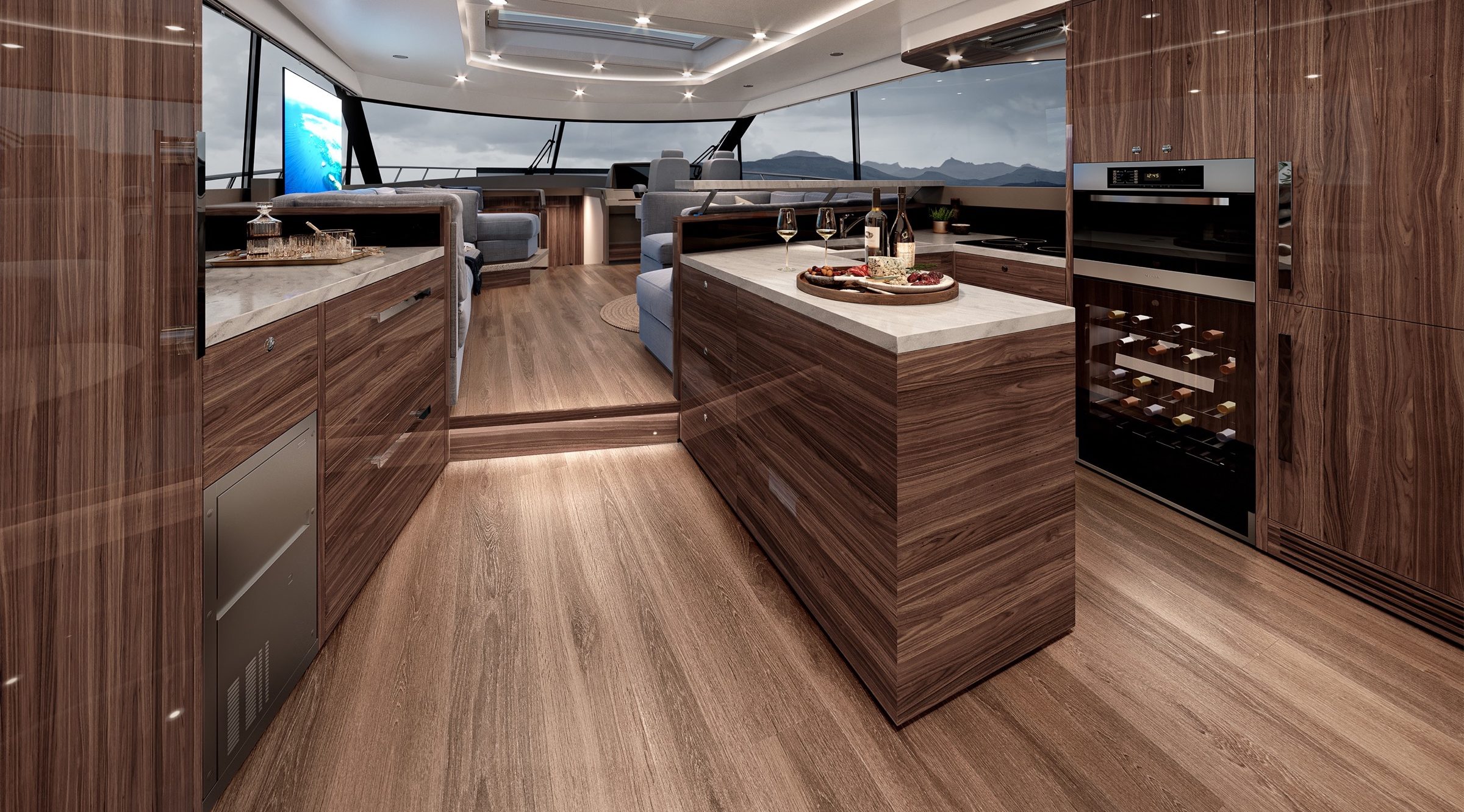 Maritimo S75 Galley slim slider